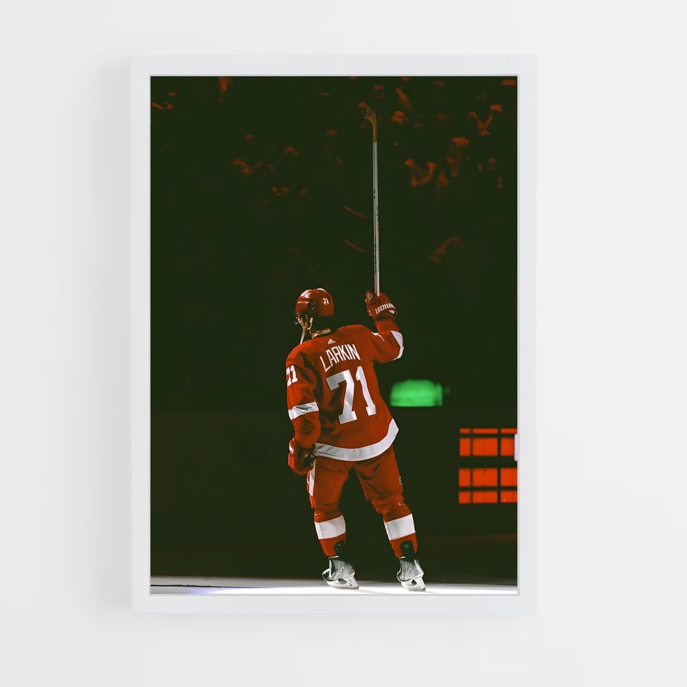 Poster Dylan larkin – affiche Hockey sur glace (vue 3)